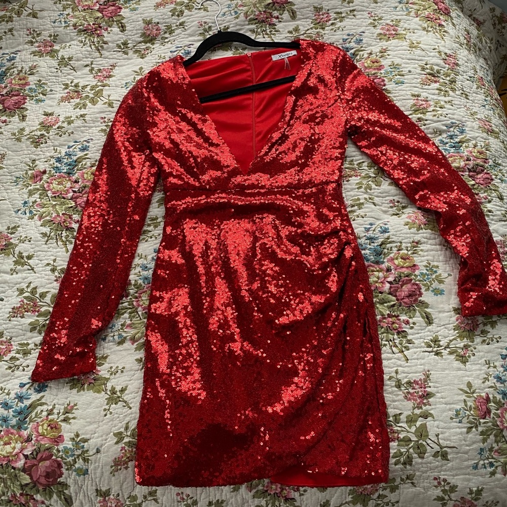 Red Sequin Dress (Never Worn)
